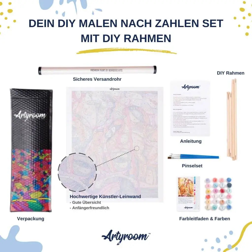 Malen nach Zahlen - Hängendes Faultier - Artyroom