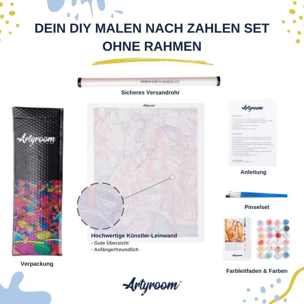 Malen nach Zahlen - Hängendes Faultier - Artyroom