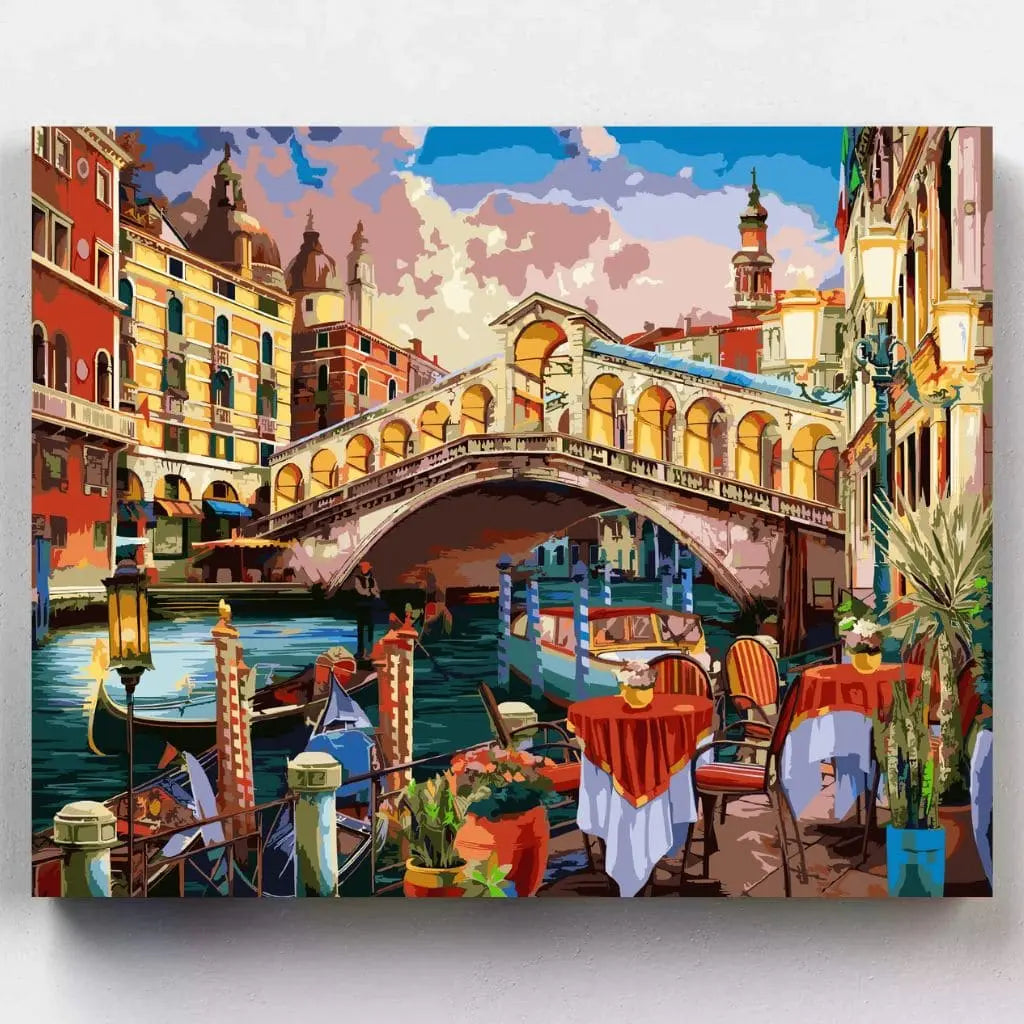 DIY Malen nach Zahlen Set – Venedig erleben mit der berühmten Rialtobrücke – Artyroom.shop