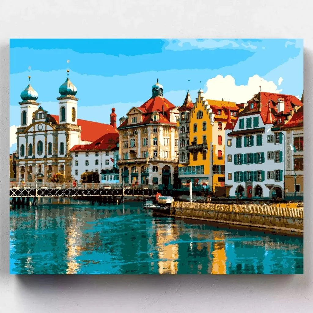 Malen nach Zahlen - Altstadt Luzern (CH) - Artyroom