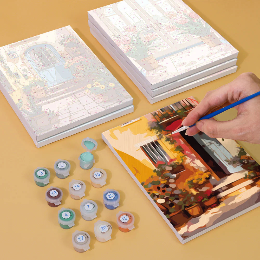 Mini Malen nach Zahlen Set – Türen & Fenster Kollektion (6-teilig)