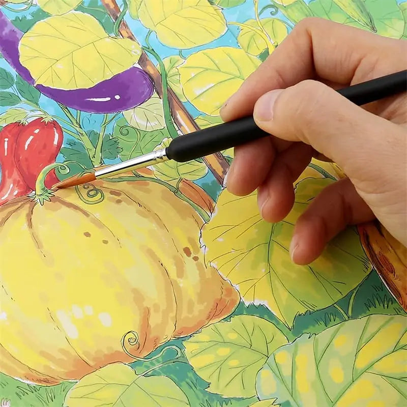 Profi Pinselset – 6 ergonomische Präzisionspinsel - Artyroom