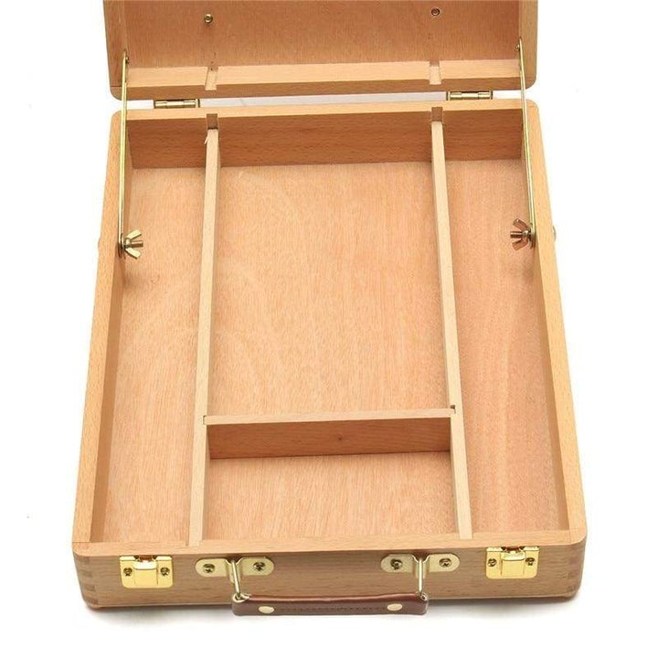 Koffer Staffelei aus Holz - Artyroom