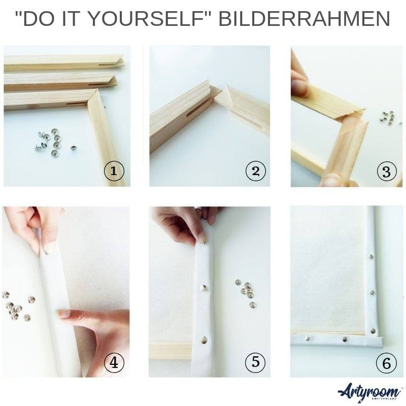 Malen nach Zahlen – DIY Holzkeilrahmen - Artyroom
