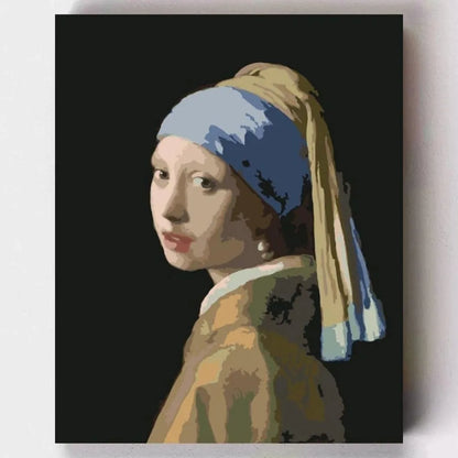 Malen nach Zahlen - Das Mädchen mit dem Perlenohrring - Jan Vermeer - Artyroom