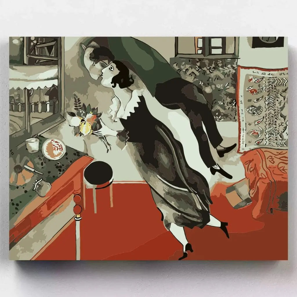 Malen nach Zahlen - Der Geburtstag - Marc Chagall - Artyroom