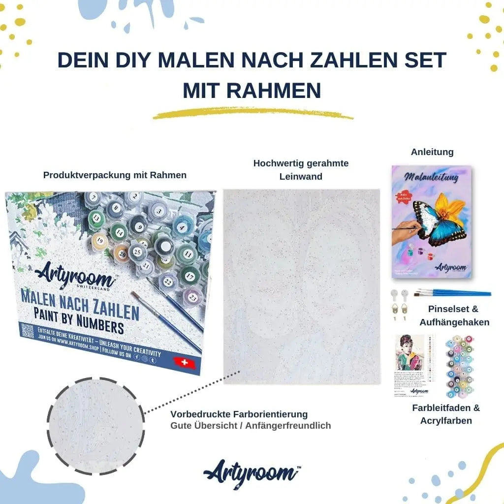 Malen nach Zahlen - Eule in Lauerstellung - Artyroom