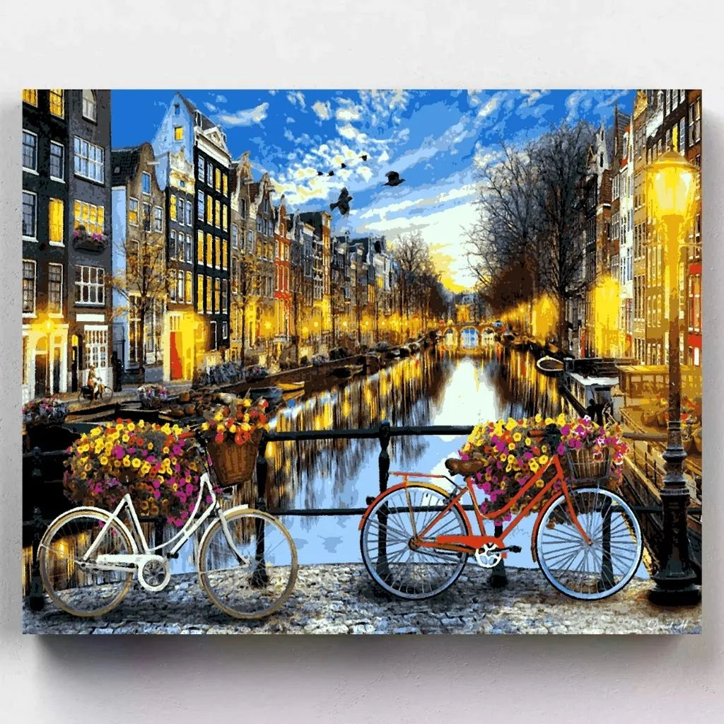 Malen nach Zahlen - Grachten in Amsterdam (NL) - Artyroom
