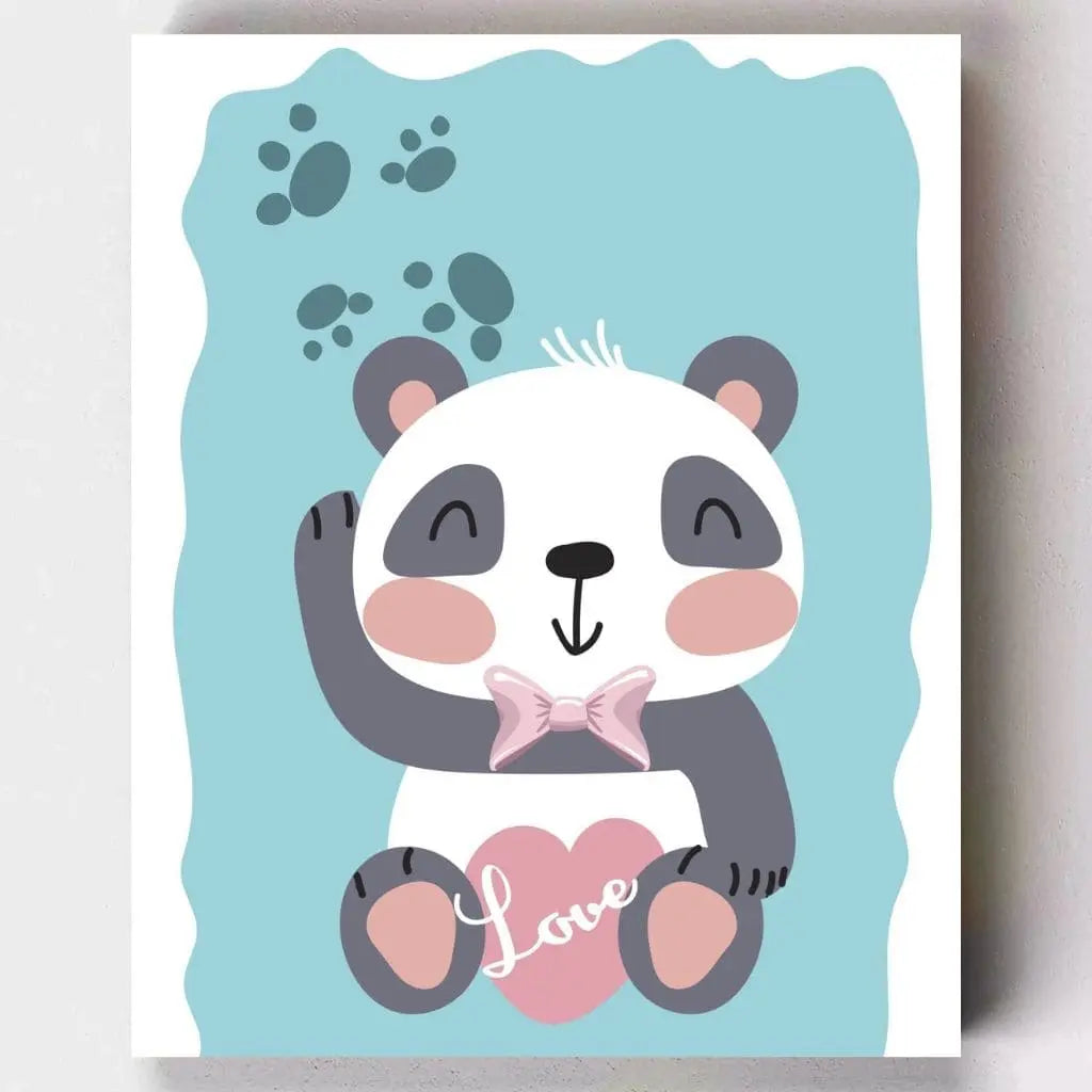 Malen nach Zahlen - Love Panda - Artyroom