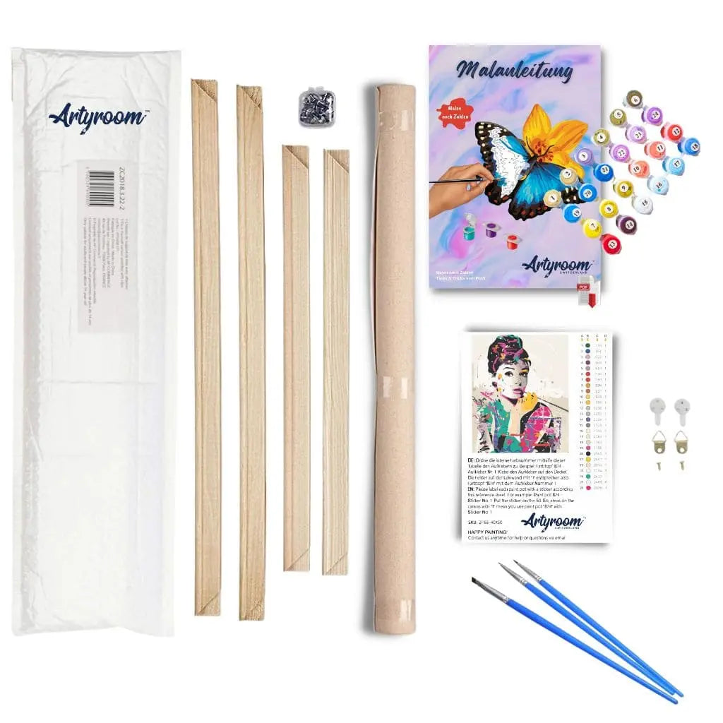 Personalisiertes Malen nach Zahlen: Dein Foto als Gemälde | DIY Set