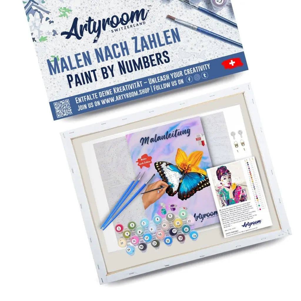 Personalisiertes Malen nach Zahlen: Dein Foto als Gemälde | DIY Set