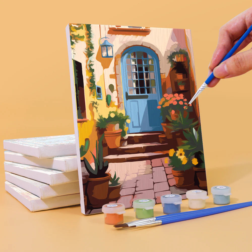 Mini Malen nach Zahlen Set – Türen & Fenster Kollektion (6-teilig)