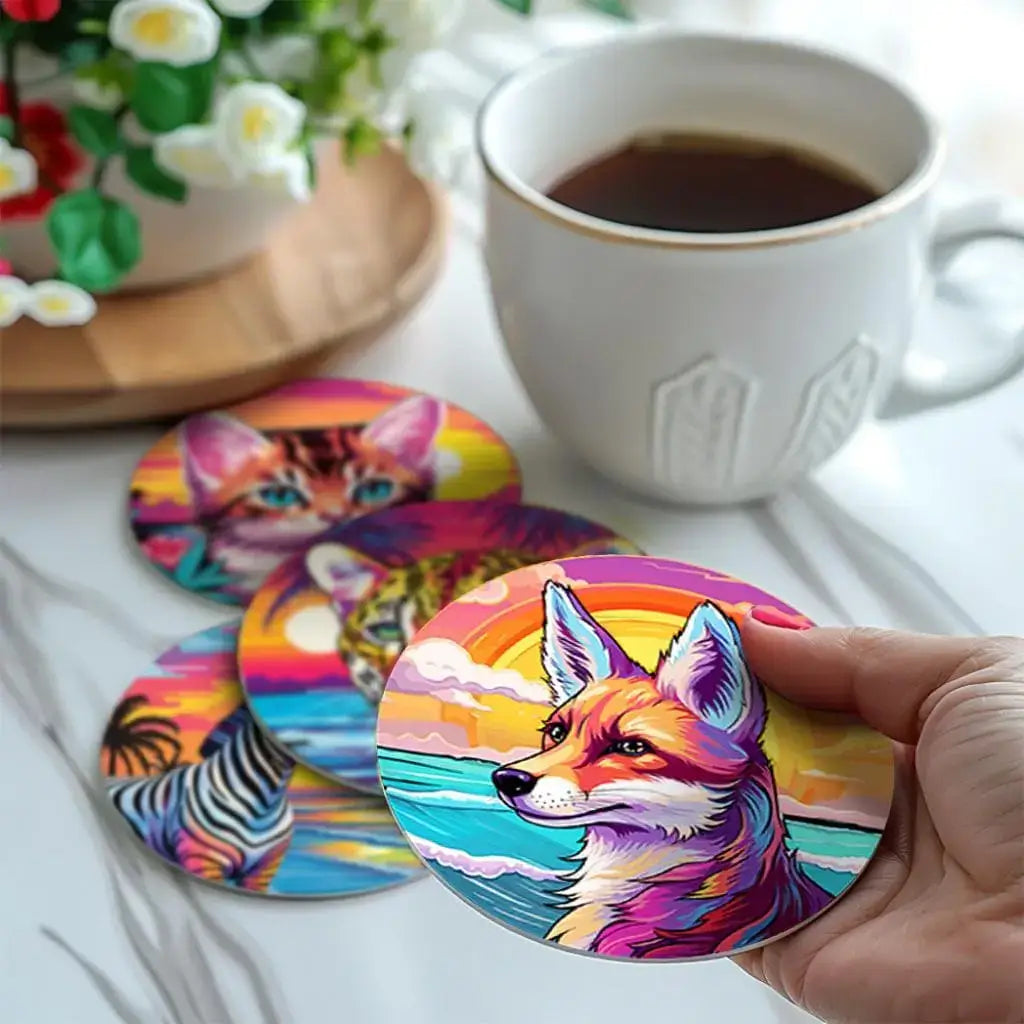 DIY Malen nach Zahlen – Kreative Dekoidee mit Kaffee & bemalten Tier-Untersetzern – stylisch & selbstgemacht – Artyroom.shop
